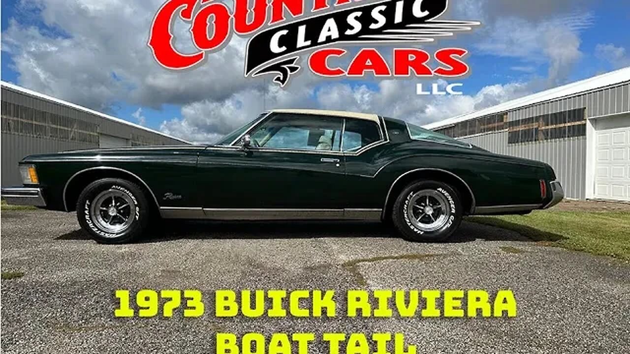 1973 Buick Riviera Boat Tail