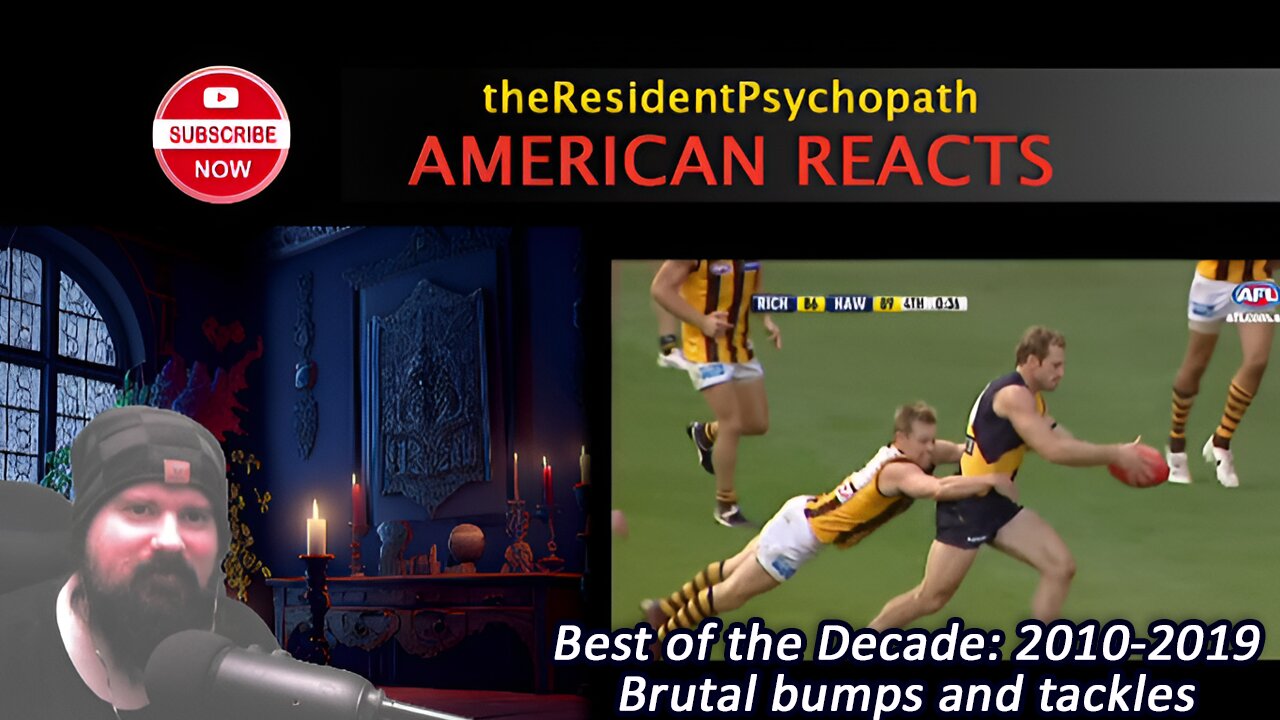 American Reacts to Best of the Decade: 2010-2019 | Brutal bumps and tackles | AFL