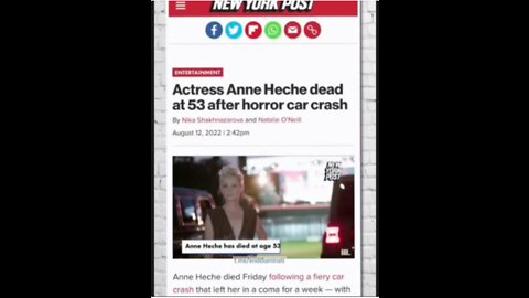 Anne Heche Psyop- Why Did She Have to Die?