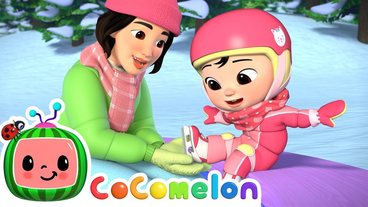 Cece's Ice Skating Song | CoComelon Nursery Rhymes & Kids Songs - New Nursery Rhyme Songs 2024