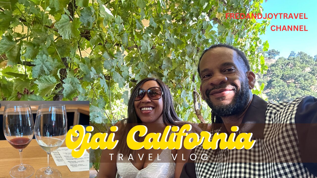 Fred&Joy Visit Ojai's Santa Paula Punch Bowls Tral | Hip Vegan |Ojai Vineyard | Old Creek Ranch Winery Travel Vlog