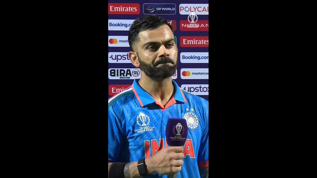 Virat Kohli speech.