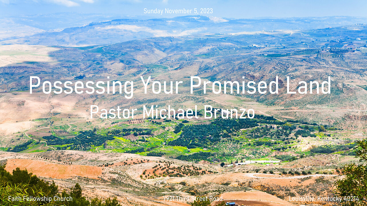 Possessing Your Promised Land