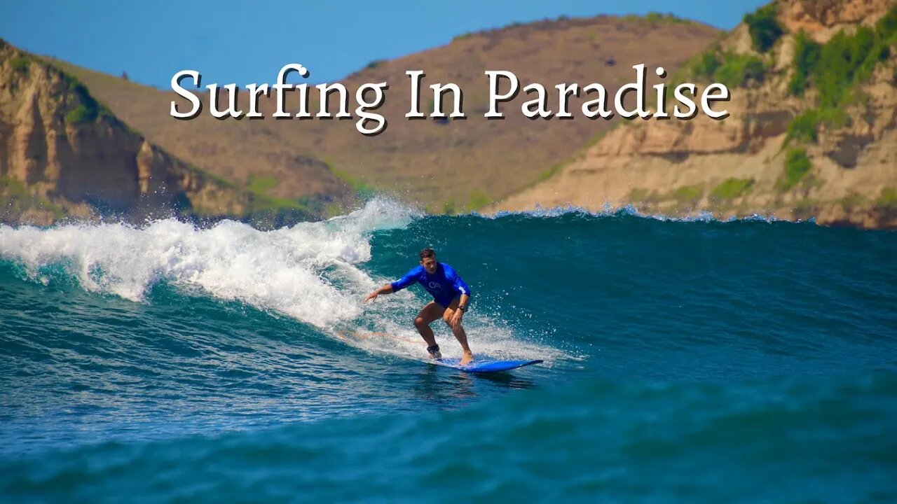 Learning To SURF and UNTOUCHED Beaches | Lombok, Indonesia