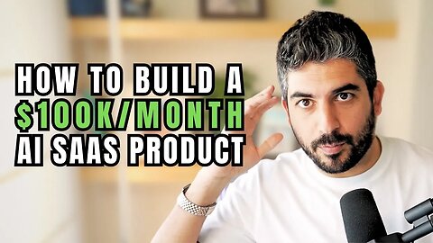 How To Build A $100K/Month AI SaaS Product | Building In Public | $100k MRR Plan