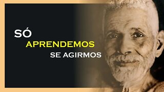 SÓ APRENDEREMOS COM A AÇÃO, RAMANA MAHARSHI DUBLADO, MOTIVAÇÃO MESTRE