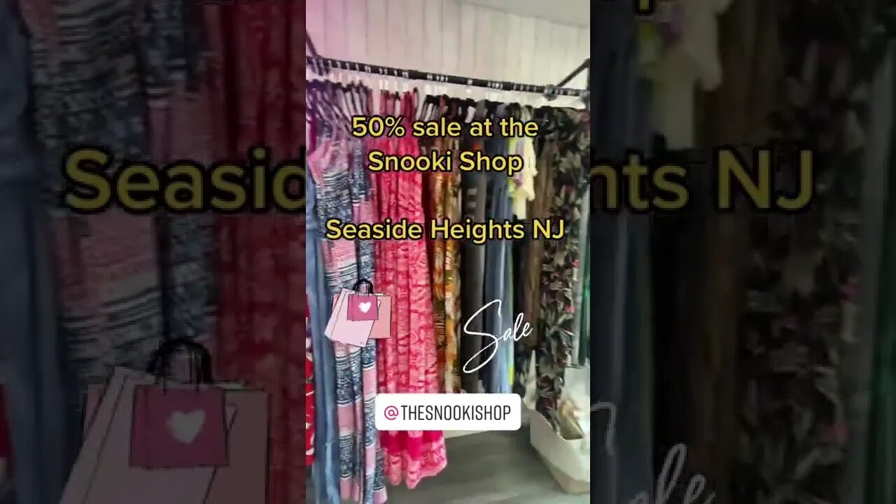 50% sale at the Snooki Shop Seaside Heights NJ! #shopping @The Snooki Shop #seasideheights #jerseysh