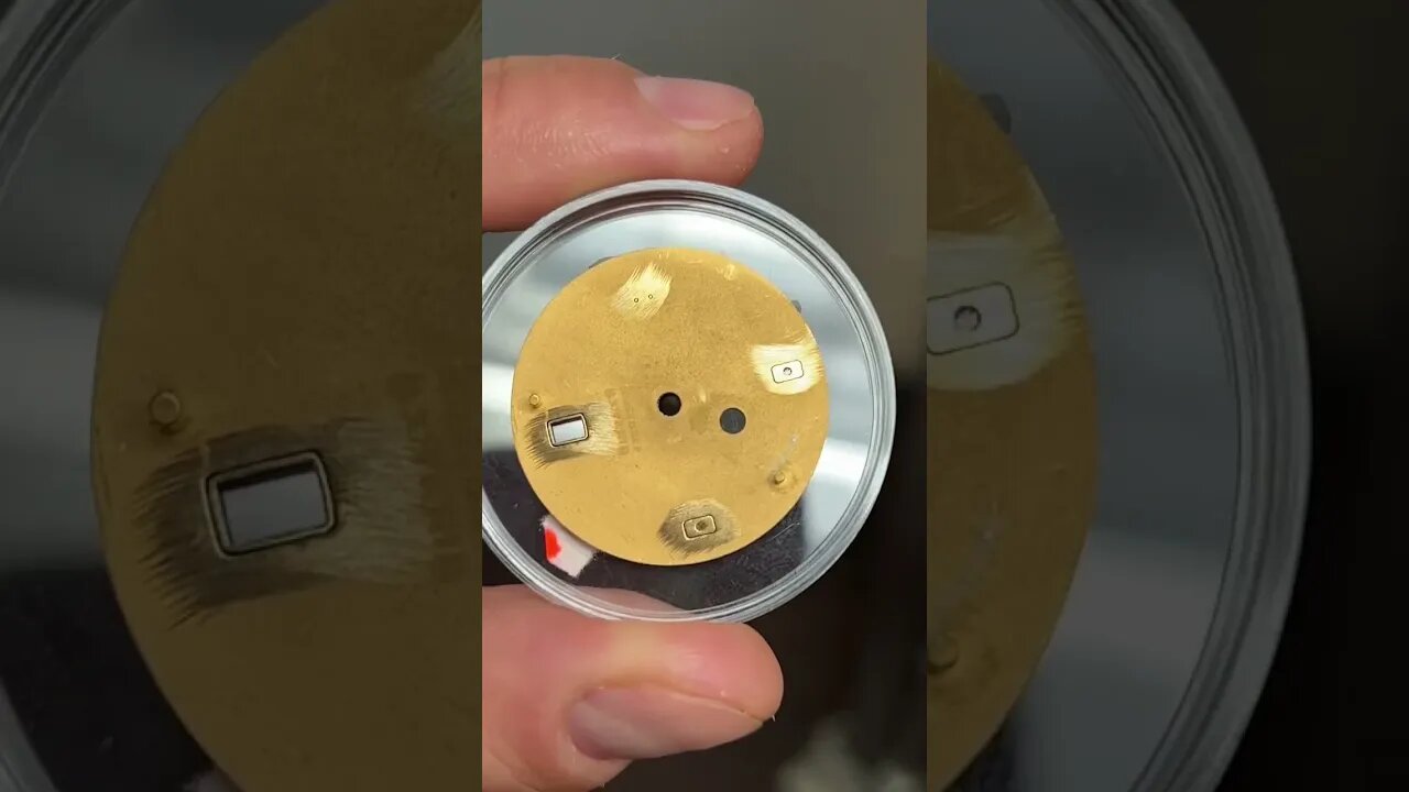 Rolex factory Onyx dial removal from a Datejust