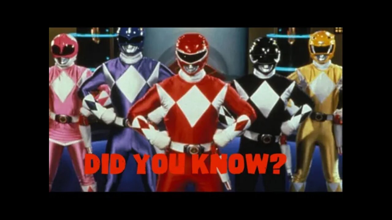 Power rangers did you know? #powerrangers #1990stv #trivia