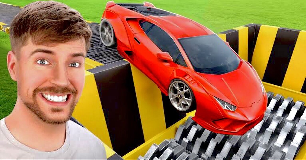 Lamborghini VS World’s Largest Shredder |100million+ Views On YouTube