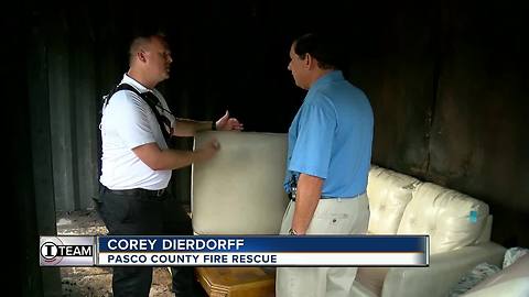 Fires involving newer furniture more dangerous to firefighters, people inside