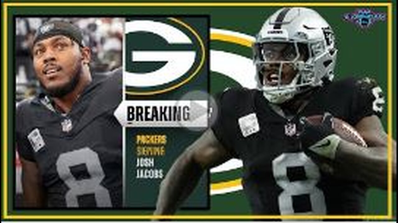 BREAKING NEWS: PACKERS SIGN JOSH JACOBS!