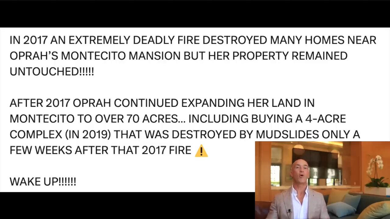 Calls To Investigate Oprah Winfrey For The Maui Fire Build - HaloRock