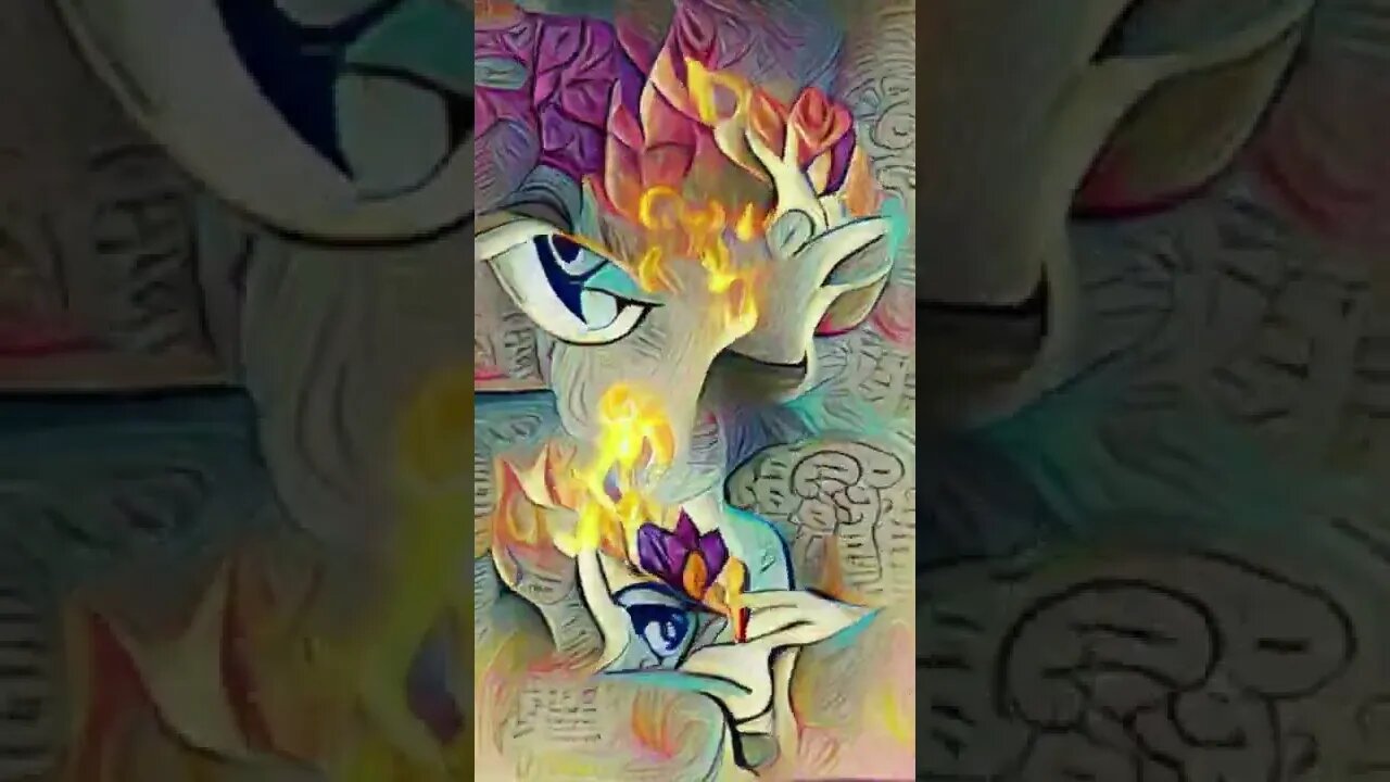 painting - the blaze of thought #shorts #animation #art #anime #painting