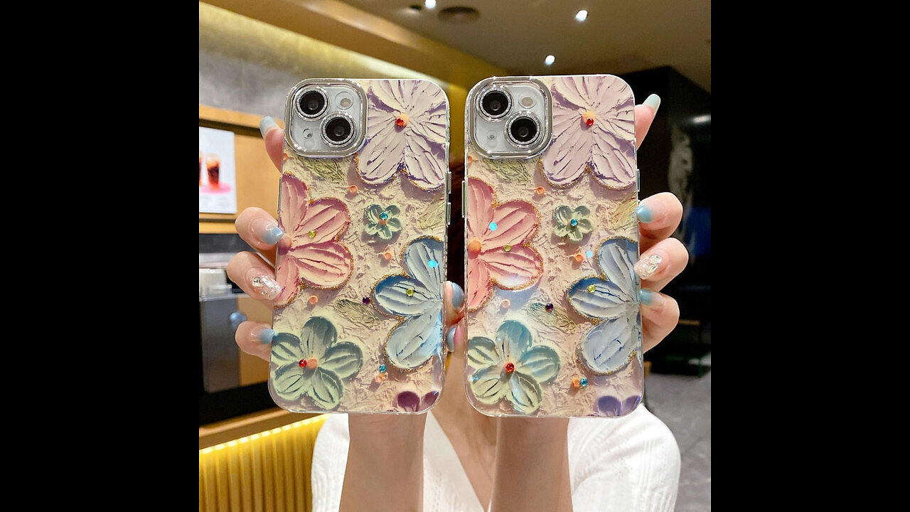 Flower Glow Soft Shockproof iPhone Case