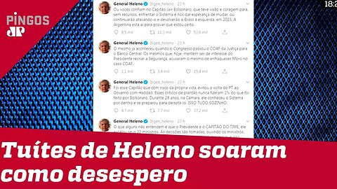 Postagens de Heleno foram vistas como desespero, diz jornal