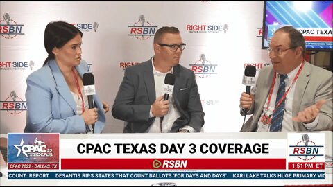 Interview with Right Side Broadcasting at CPAC Texas 2022