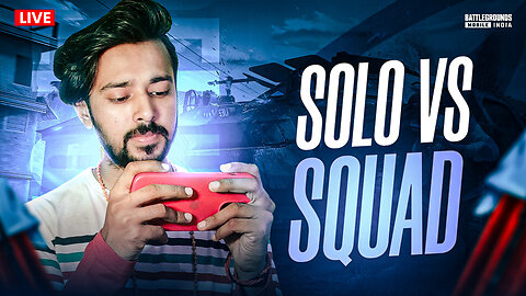 SOLO VS SQUAD PUBG MOBILE CHALLENGES 🔥 | PUBG MOBILE LIVE