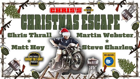 Chris' CHRISTMAS Escape 🎬 Starring Director Martin WEBSTER, UB40's Matt HOY & Author Stephen CHARLES