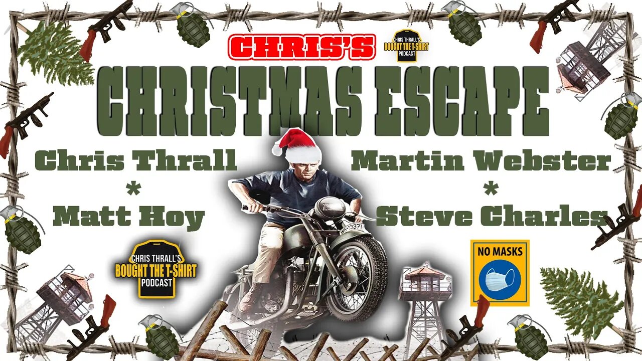 Chris' CHRISTMAS Escape 🎬 Starring Director Martin WEBSTER, UB40's Matt HOY & Author Stephen CHARLES