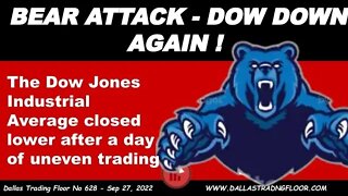 BEAR ATTACK - DOW DOWN AGAIN !