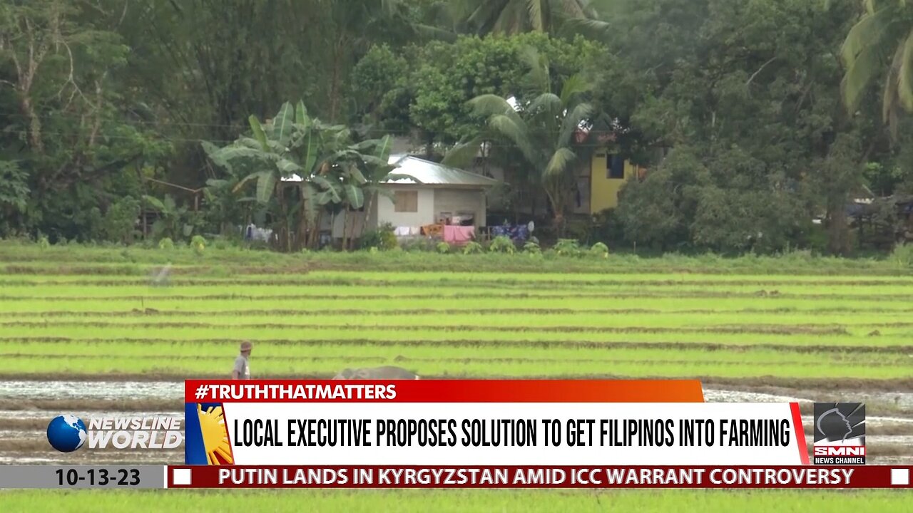 Local executive proposes solution to get Filipinos into farming