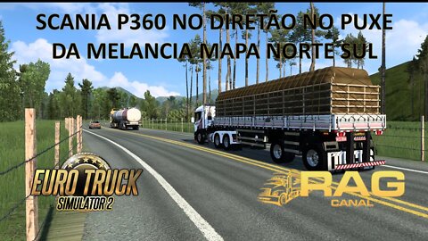 100% Mods Free: Scania P360 Diretão na 2 Eixos - Mapa Norte Sul