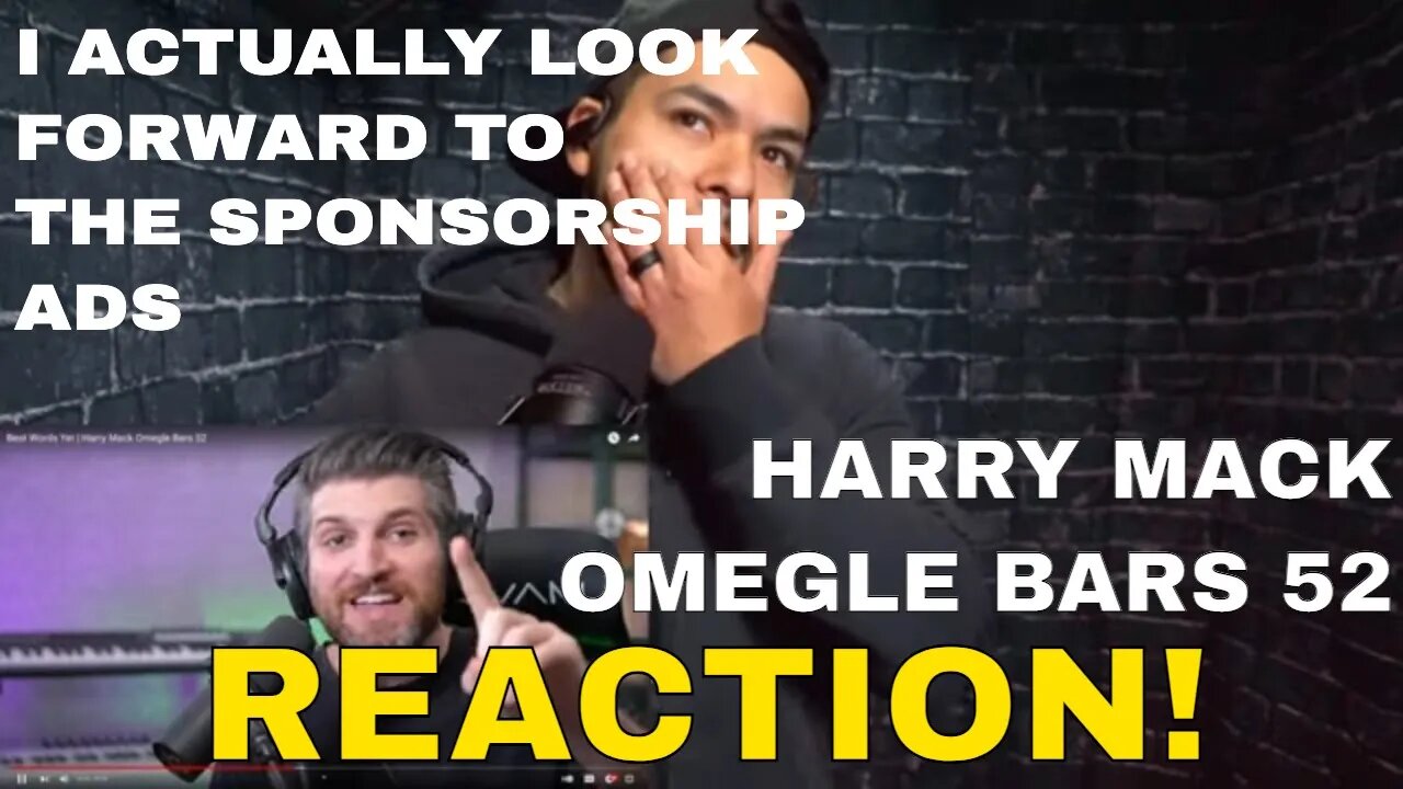 Harry Mack Omegle Bars 52 Reaction | the best words we've seen? | freestlying with subject relevance