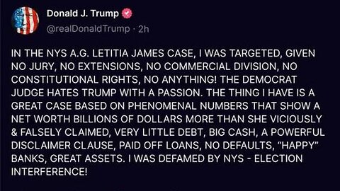 🚨BREAKING!🚨 TRUMP SHOCKS LETITIA JAMES WITH MASSIVE 4 BILLION DOLLAR WIN!!!!! 3-22-24 LOU VALENTIN