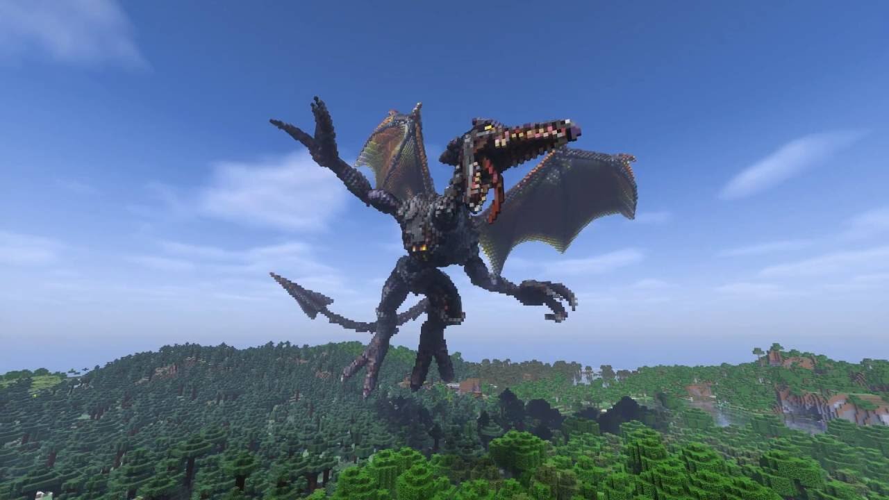 Minecraft Meta Ridley Build - Metroid Prime