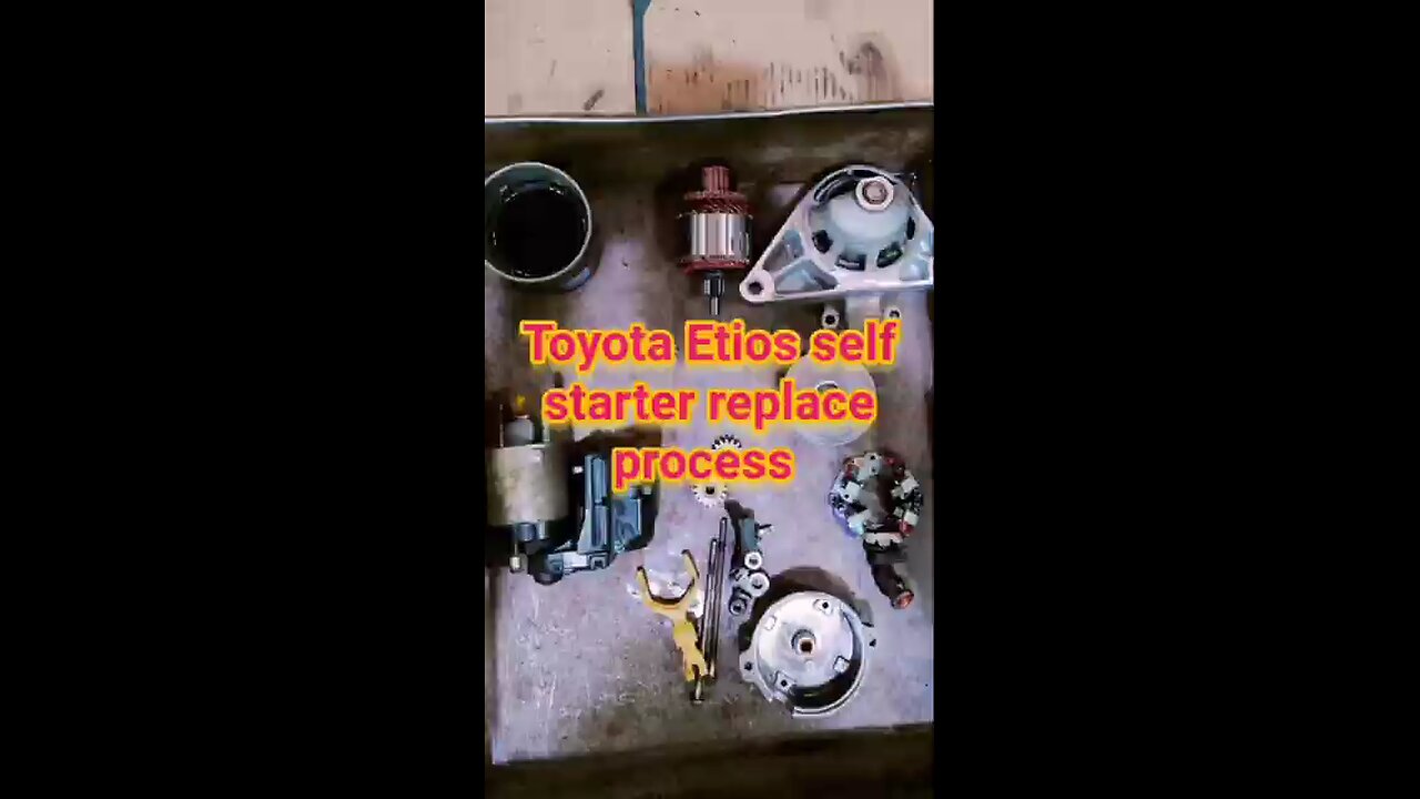 Toyota etios self starter