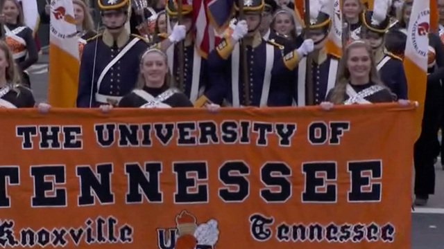 University of Tennessee marching Band Marches In Inaugural Parade