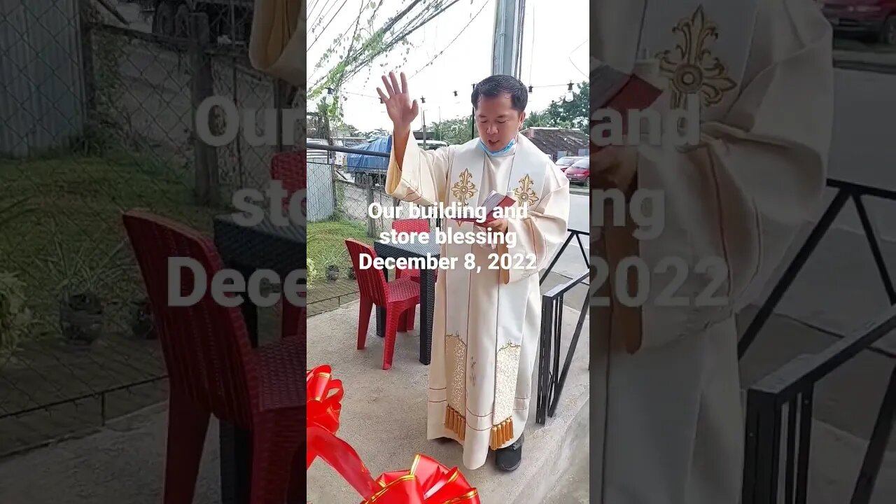 Blessing ng munting tindahan 🙏🎉 #sarisaristoreowner #sarisaristoretour #businessblessingprayer