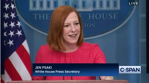 Press Secretary Jennifer Psaki first time calling on Dr Harper
