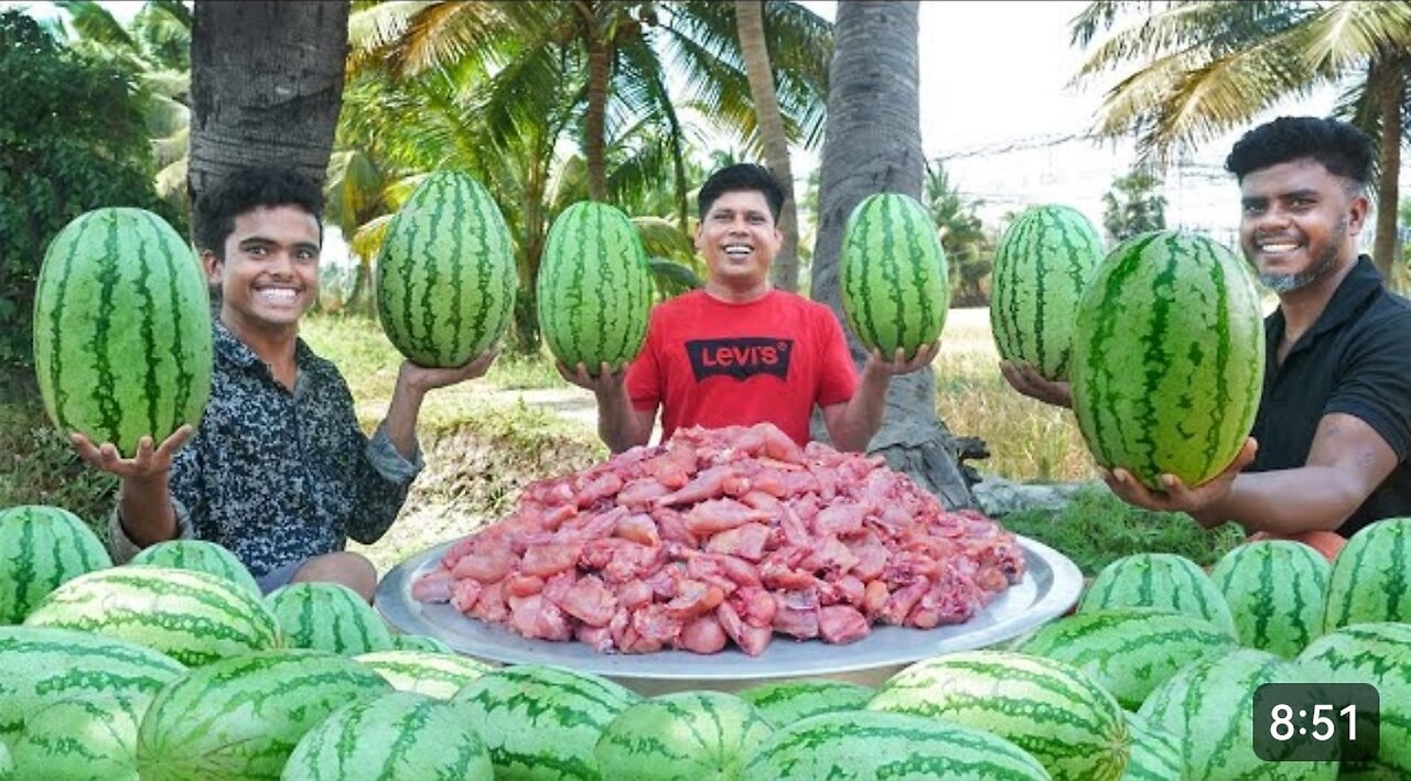 WATERMELON CHICKEN BIRYANI Recipe