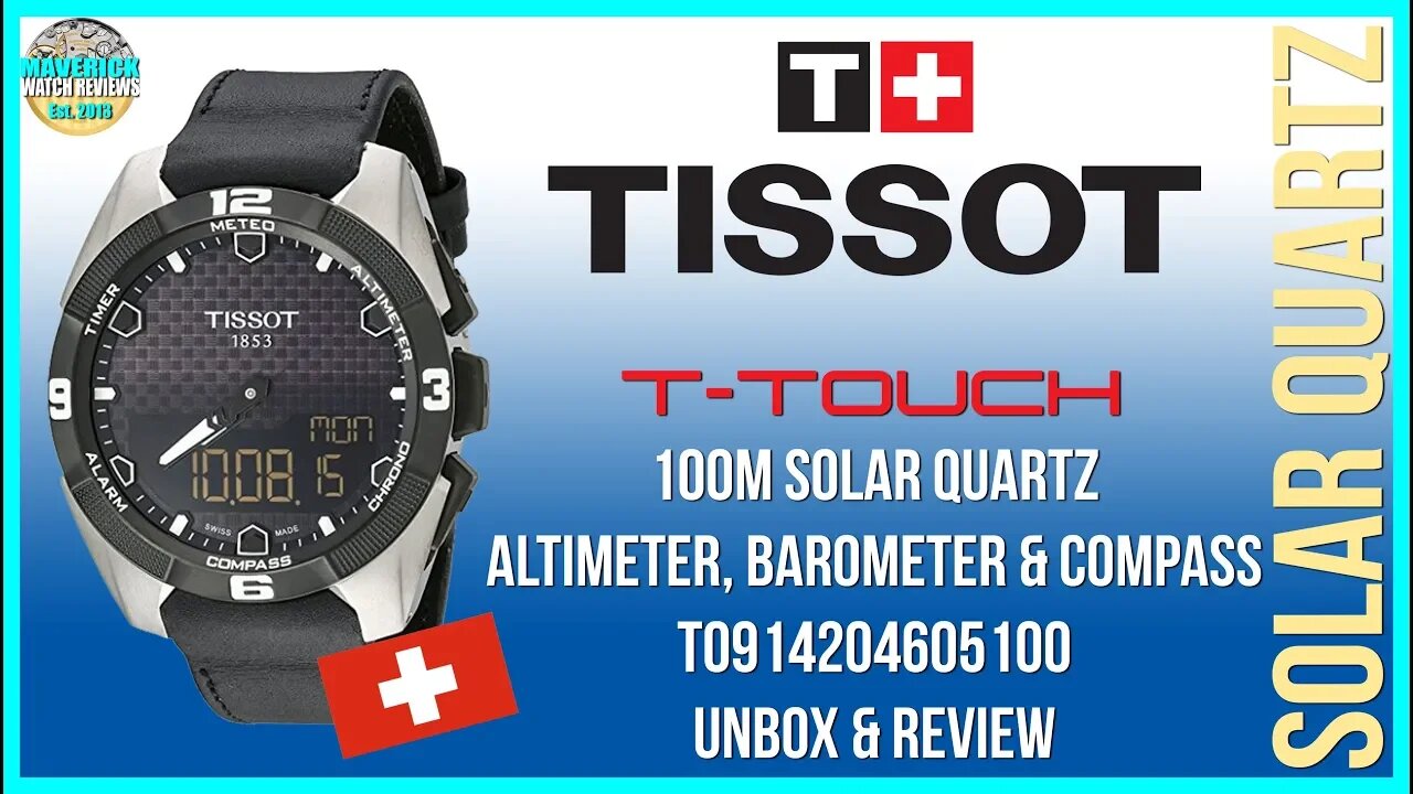 Neat! |Tissot T-Touch 100m Solar Quartz T0914204605100 Unbox & Review | Maverick's First Full Review