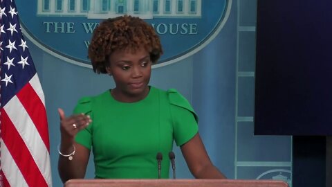 White House Press Secretary Karine Jean-Pierre holds a press conference as Pelosi visits Taiwan