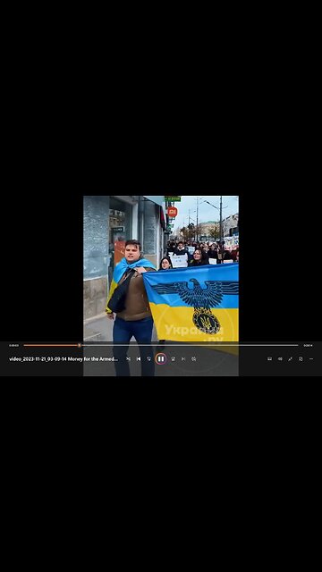 Wehrmacht? Money for the Armed Forces of Ukraine! - chants the youth - Combat Footage 2023