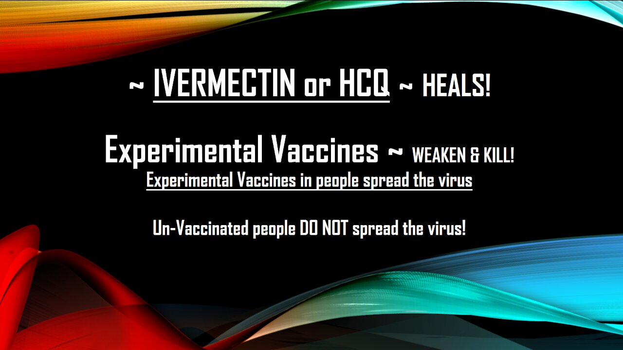 Ivermectin Heals - Vaccines inflame and lower immune system