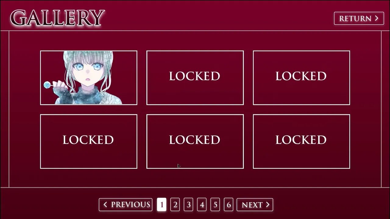 Renpy Gallery Screen Template 【Preview】