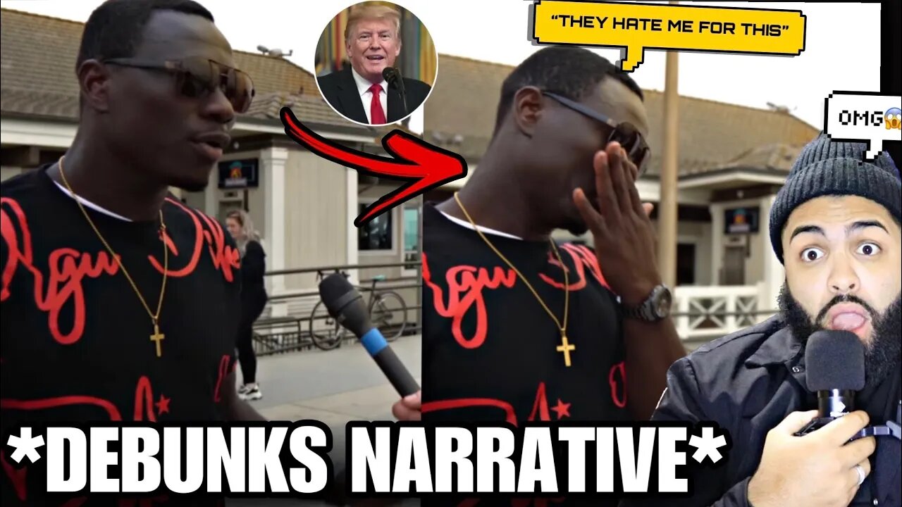 African Man EMOTIONAL Speaking about Donald Trump & The black Community! "I LOVE THAT MAN"