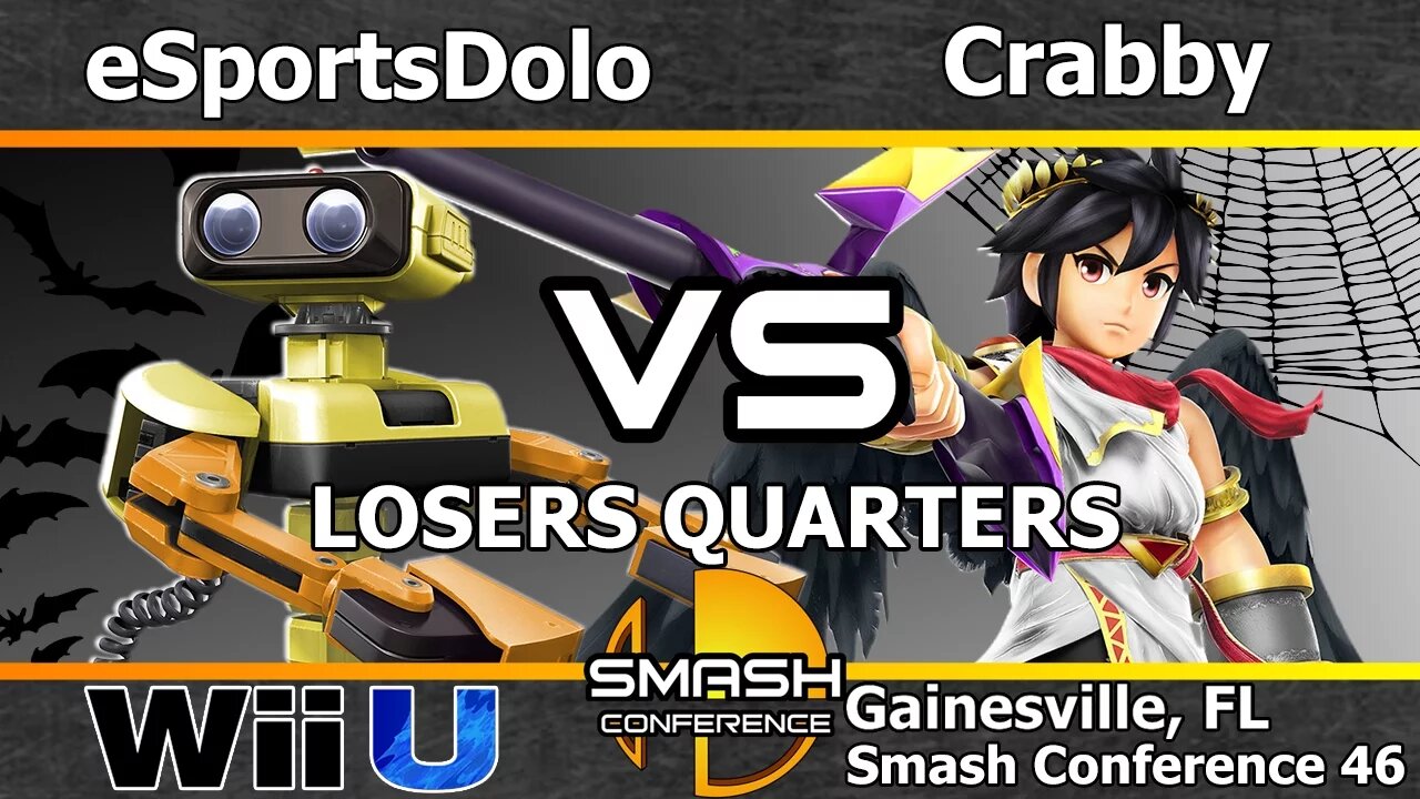 eSportsDolo (ROB) vs. Crabby (Dark Pit) - SSB4 Losers Quarters - SC46