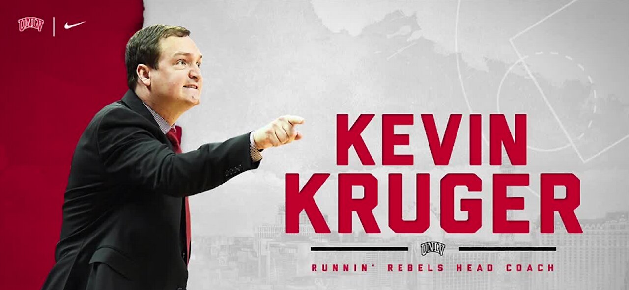 UNLV formally introduces Kevin Kruger as new Runnin' Rebels head coach