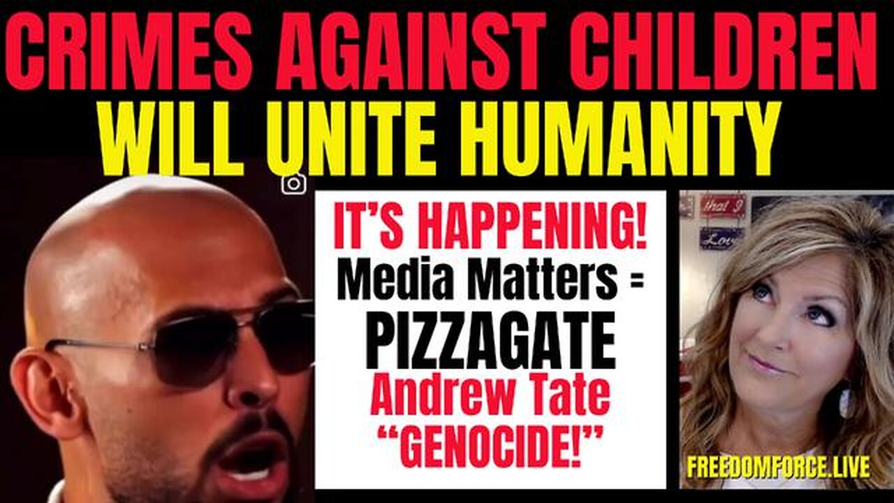 CRIMES AGAINST CHILDREN WILL UNITE HUMANITY PIZZAGATE! 70 WEEKS 11-22-23