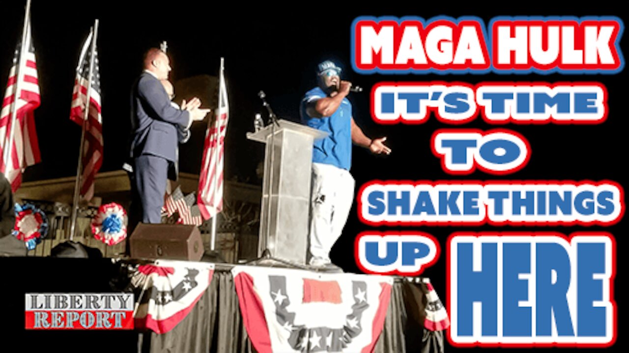 MAGA Hulk Speaks at We the People AZ Alliance Rally [3/10/21]