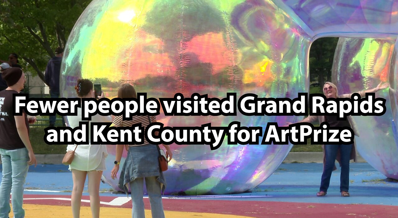 Fewer people visited Grand Rapids and Kent County for ArtPrize