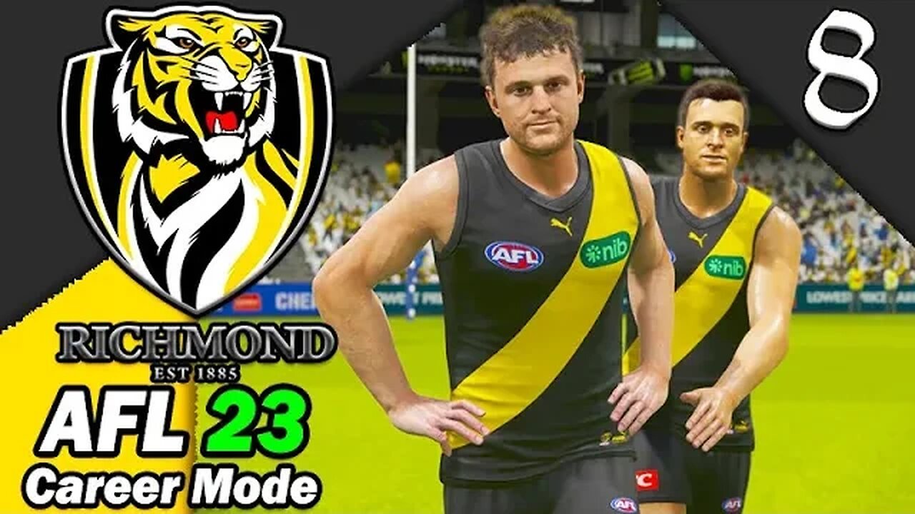 WILL RICHMOND MAKE FINALS? AFL 23 Richmond Tigers: Management Career Gameplay #8