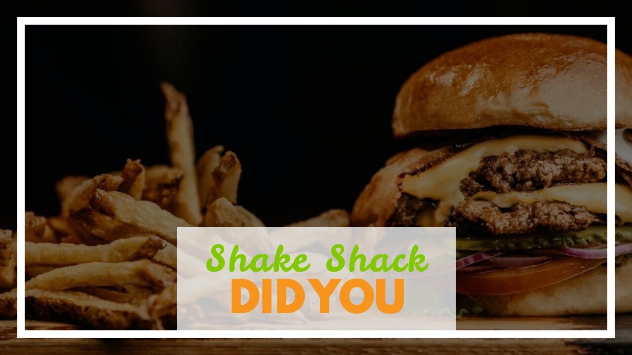 Shake Shack Keto Food Selection Options