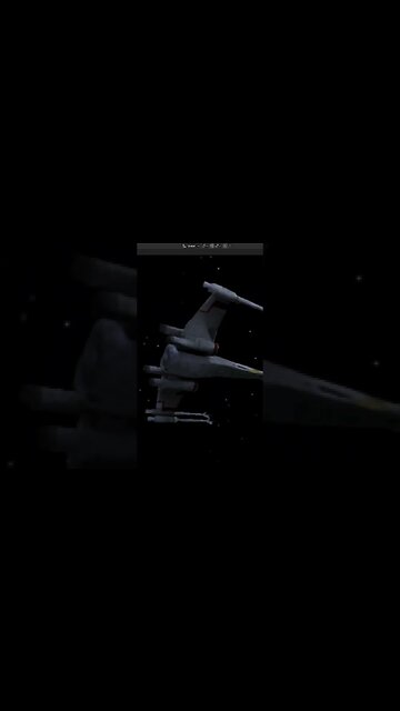 Make StarWars Fan-Art using Blender 🌌 #b3d #shorts #blender3d