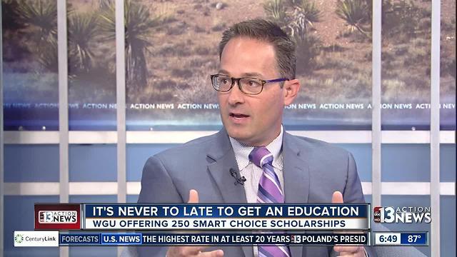 WGU Nevada offering 250 new scholarships for people looking to get back into school